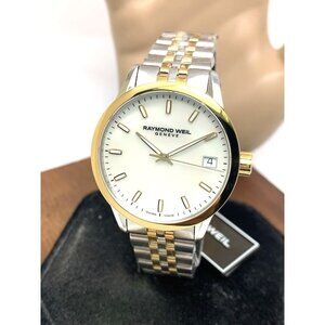 Raymond Weil Women's Watch 5634-STP-97021 Swiss Quartz Mother of Pearl Dial 33mm